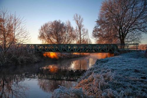 Alte Eisenbahnbrücke bei Süchteln 04.12.2016