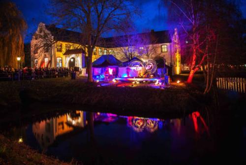 Dorenburg bei Grefrath, Weihnachtsmarkt mit Feuerzauber, 08.12.2018